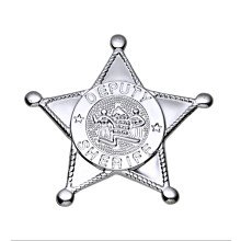 Sheriff Star Silber