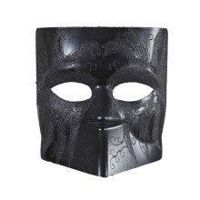 Venezianische Doo -Maske Schwarz Mit Glitzer