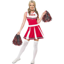 Flexibler Cheerleader Damenkostüm