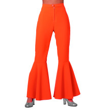 Tanzende Orangefarbene Hippie -Hosen Damen