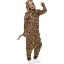 Brauner Strampler Tiger Tiger Jumpsuit Unisex Kostüm