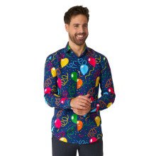 Geburtstagsballons Bluse Herren