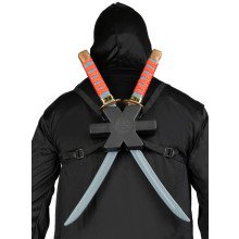 Samurai Schwert Set Unisex Kostüm