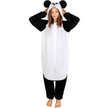 Pandabär Onesie Kostüm für Erwachsene Unisex