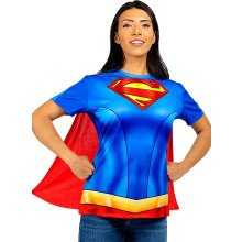 Supergirl Kostüm Kit für Erwachsene Damen