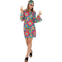 Hippie 60er Jahre Kostüm für Damen