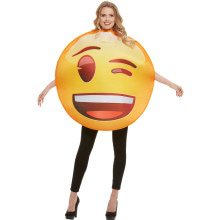 Emoji Zwinkerndes Auge Kostüm Unisex