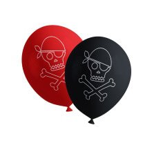 8 Piraten Luftballons - Pirates Party