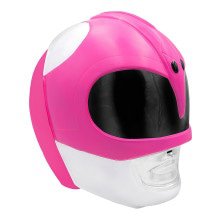 Power Rangers Helm Rosa für Erwachsene