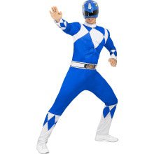 Power Ranger Kostüm Blau für Erwachsene Herren