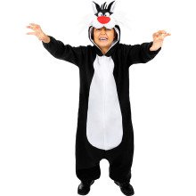 Sylvester De Kater Onesie Looney Tunes Kostüm für Kinder