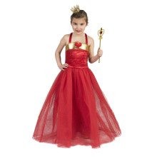 Rote Königin Ambrosia Prinzessin Kleid Kostüm für Mädchen