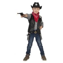 Cowboy Vest Nevada Schwarz Jungen