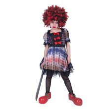 Hasty Unangenehm Halloween Clown Kostüm für Mädchen