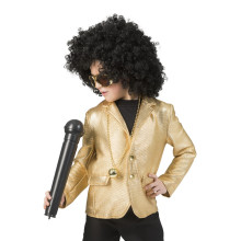 Disco Fever Popster Jacke Gold für Kinder