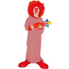 Schöner Langer Streifen -Hemd Clown Kostüm für Kinder