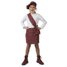 Schottischer Suzy Rot Tartan Kostüm für Mädchen