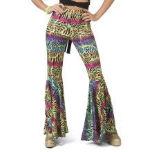 Hippie Hosen Farbenfrohe Tiere Drucken Damen