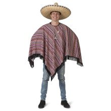 Poncho Raul Mexikanischer Mariachi Herrenkostüm