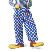 Hosen Mit Weißen Bällen Und Hosenträgern Clown Flappie Herren