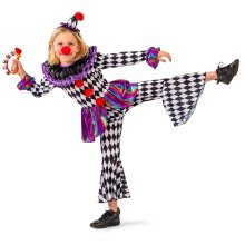 Lolly Lola Clown Kostüm für Mädchen