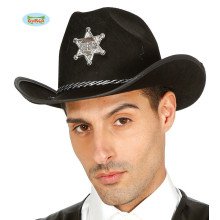 Sheriff Hut Schwarz Mit Star Nebraska