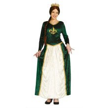 Grüne Kleid Prinzessin Fiona Queen Aus Dem Mittelalter Damen