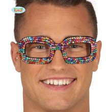 Mehrfarbige Brille Popstar