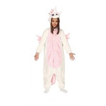 Unicorn -Pyjama Rosa Kostüm für Mädchen