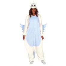 Fantastischer Einhorn -Schlaf. Blau Unisex Kostüm