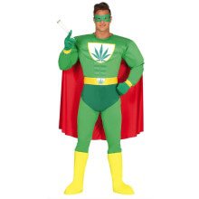 Marihuana Superhelden Herrenkostüm