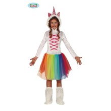 Fantasy Einhorn Regenbogen Kostüm für Mädchen