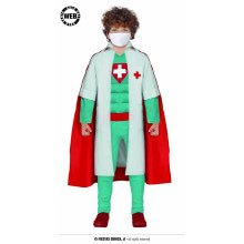 Super Doctor Rot The World Kostüm für Jungen