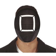 Squid Game Mask Schwarz Square Square Manager