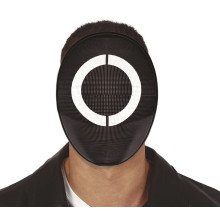 Tintenfischspielmaske Schwarz Round Worker