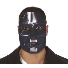 Tintenfischspielmaske Schwarz Frontmann