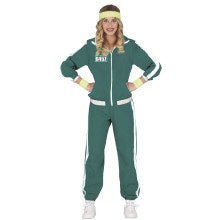 Squid Game Pack Party Party Green Tracksuit Adult Woman Kostüm Damen