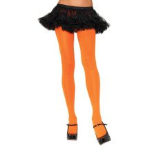 Nylon -Strumpfhosen Orange