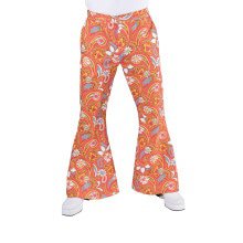 Hippie Broek Paisley Oranje Herren