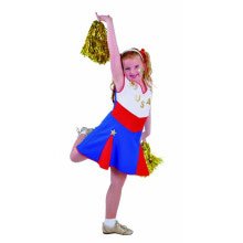 Taumeln Cheerleader Go USA Kostüm für Mädchen