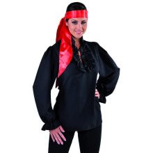 Bluse Pirate Schwarz Death Damen