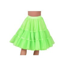 1950er High School Petticoat Neon Green Damen