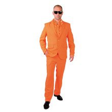 Coole Männer In Orange Herrenkostüm