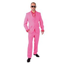 Coole Männer In Rosa Herrenkostüm