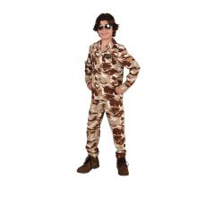 Operation Desert Storm Desert Camouflage Kostüm für Kinder