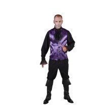 Spinnweb Halloween Gilet Purpur Herren