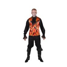 Hot Flames Hell Taille Halloween Herren