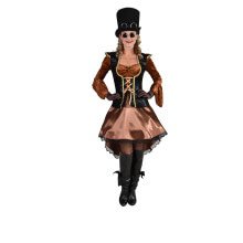 Steampunk -Piraten -Kapitän Karin Damenkostüm