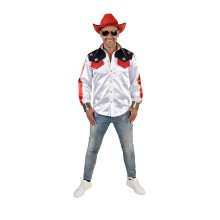 Line Dance Cowboy Las Vegas Rodeo Bluse Herren