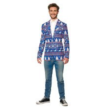 Weihnachtsblau Nordic Colbert Herren